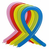 Assorted Standard Cattex 260 Latex Balloons 100Ct