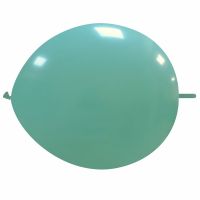 Aqua 12" Linking Cattex Latex Balloon 50Ct