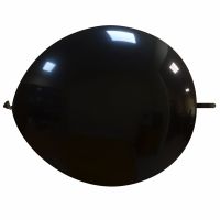 Black 12" Linking Cattex Latex Balloon 50Ct
