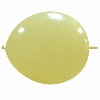 Cream Matte 12" Linking Cattex Latex Balloon 50Ct