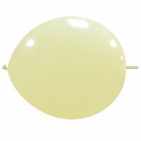 Ivory 12" Linking Cattex Latex Balloon 50Ct