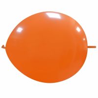 Orange 12" Linking Cattex Latex Balloon 50Ct