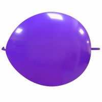 Purple 12" Linking Cattex Latex Balloon 50Ct