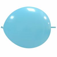 Sky Blue 12" Linking Cattex Latex Balloon 50Ct