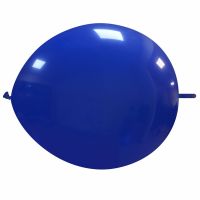 Dark Blue 12" Linking Cattex Latex Balloon 50Ct