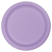 Lavender 9" Round Plates 16ct