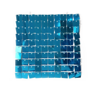 Blue Sequin Wall Panel Square 30x30cm