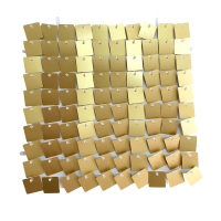 Matt Gold Sequin Wall Panel Square 30x30cm