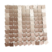 Matt Rose Gold Sequin Wall Panel Square 30x30cm