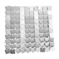 Matt Silver Sequin Wall Panel Square 30x30cm