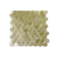 Glitter Gold Sequin Wall Panel Hexagonal 30x30cm