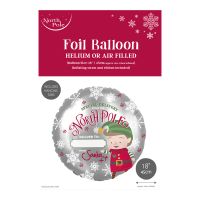 Christmas Elf Arrival - 18" Foil Balloon