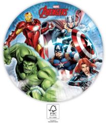 Marvel Avengers 23cm Paper Plates 8ct