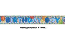 Birthday Boy Prismatic Banner - 12Ft.