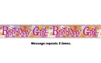 Birthday Girl Prismatic Banner - 12Ft.
