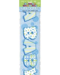 A Baby Boy Prismatic Banner - 12Ft.