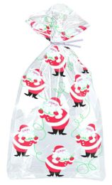 Twinkle Santa Cello Bags 20ct