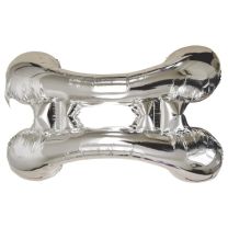 Air Fill Jumbo Silver Foil Balloon Base 