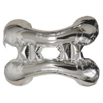Air Fill Mini Silver Foil Balloon Base 