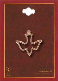 Brooch - Dove - Gilt (Pack of 12)