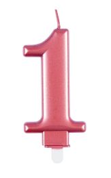 Numeral 1 Rose Gold Metallic Candle (Box of 6)