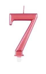 Numeral 7 Rose Gold Metallic Candle (Box of 6)