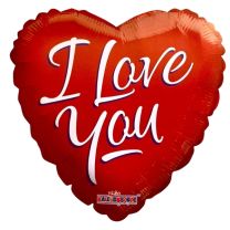 I Love You  18" Foil Balloon