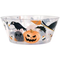 Bats & Boos Halloween 10in Plastic Serving Bowl 1ct