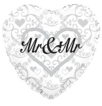 Mr and Mr Wedding - 18" foil balloon