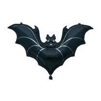 Black Bat 32" Halloween Supershape Foil Balloon