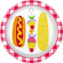 Classic BBQ 9" Plates 8ct