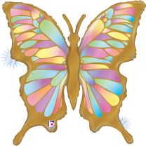 Opal Butterfly 24" Supershape Foil Balloon