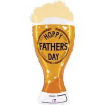 Hoppy Father's Day Beer 39" Supershape Foil Balloon