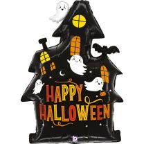 Haunted House 32" Halloween Supershape Foil Balloon
