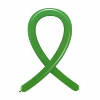 Green Standard Cattex 260 Latex Balloons 100Ct