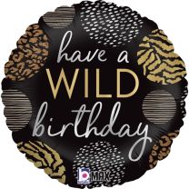 Happy Birthday  Wild  18" Foil Balloon