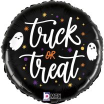 Trick Or Treat Ghosts 18" Halloween Foil Balloon