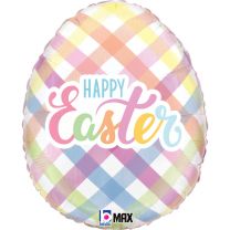 Happy Easter Egg 18" Foil Balloon UNPACKAGED