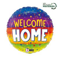 Welcome Home Streamers - 18" Foil Balloon