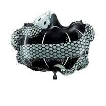 Black Pumpkin & Snake 24" Halloween Supershape Foil Balloon