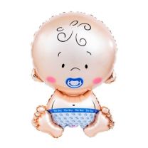 Baby Boy Shape 18" Foil Balloon Unpackaged