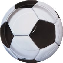 3-D Soccer 7" Plates 8ct
