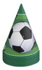 3-D Soccer Party Hats 8 CT.