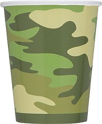 Camo 9oz Cups 8ct