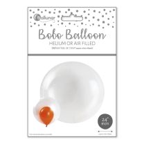 Clear Bobo Balloon 24" 1ct