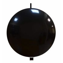 Black 32" Linking Cattex Latex Balloon 1Ct