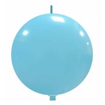 Sky Blue 32" Linking Cattex Latex Balloon 1Ct