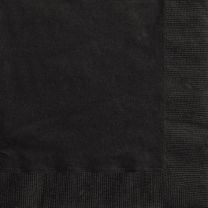 Midnight Black Luncheon Napkins 20 CT.