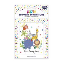 Jungle Party Invitations & Envelopes 20ct
