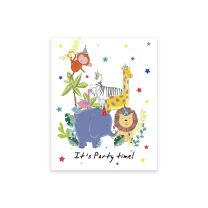 Jungle Party Invitations & Envelopes 20ct